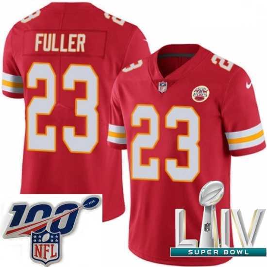 Exceptional 2020 Super Bowl LIV Nike Kansas City Chiefs #23 Kendall Fuller Red Team Color Vapor Untouchable Limited Player NFL Jersey