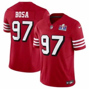 Exceptional San Francisco 49ers 97 Nick Bosa New Red 2023 F.U.S.E Vapor Untouchable Limited Stitched Football 2024 Super Bowl LVIII Jersey