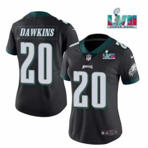 Exquisite Philadelphia Eagles 20 Brian Dawkins Black Super Bowl LVII PatchVapor Untouchable Limited Stitched Football Jersey