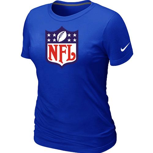 Exquisite Women's NFL Logo NFL T Shirt Blue