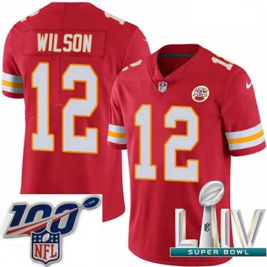 First - rate 2020 Super Bowl LIV Nike Kansas City Chiefs #12 Albert Wilson Red Team Color Vapor Untouchable Limited Player NFL Jersey