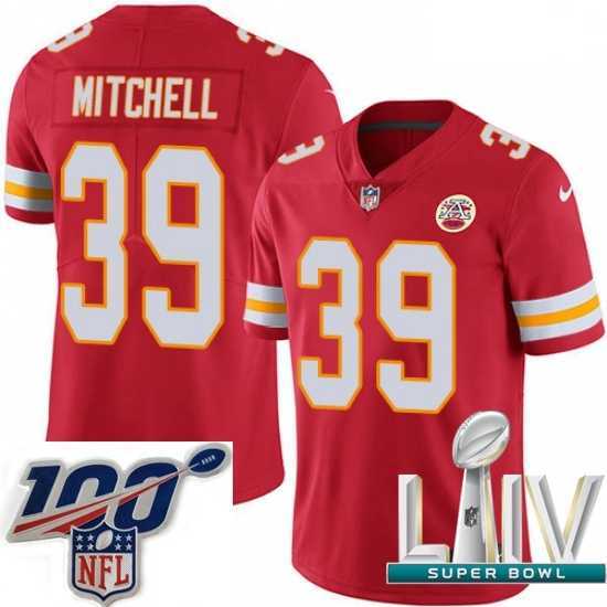 First - rate 2020 Super Bowl LIV Nike Kansas City Chiefs #39 Terrance Mitchell Red Team Color Vapor Untouchable Limited Player NFL Jersey