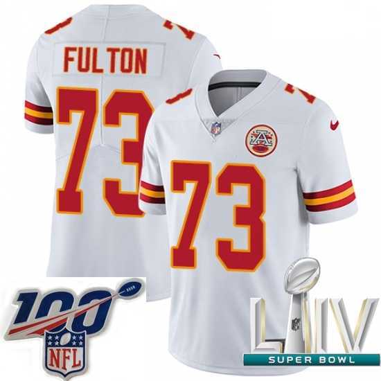 First - rate 2020 Super Bowl LIV Nike Kansas City Chiefs #73 Zach Fulton White Vapor Untouchable Limited Player NFL Jersey