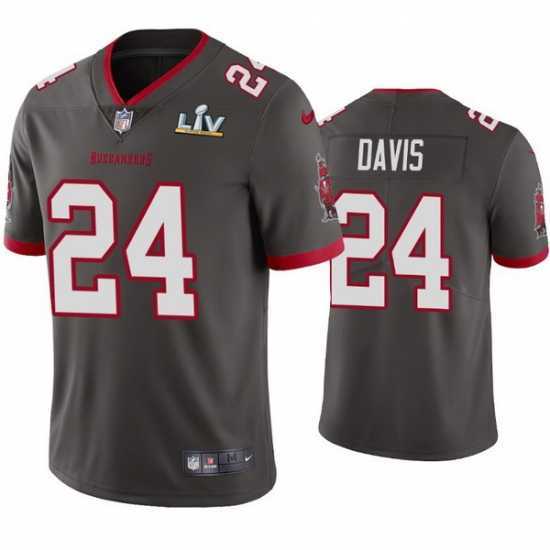 First - rate Carlton Davis Buccaneers Pewter Super Bowl Lv Vapor Limited Jersey