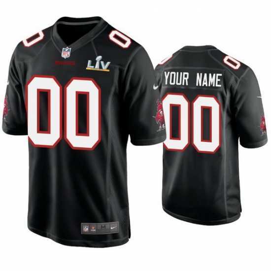 First - rate Custom Buccaneers Black Super Bowl Lv Game Fashion Jersey