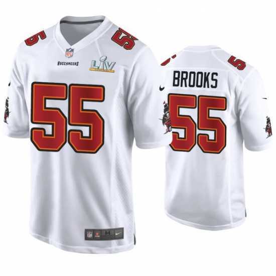First - rate Derrick Brooks Buccaneers White Super Bowl Lv Game Fashion Jersey