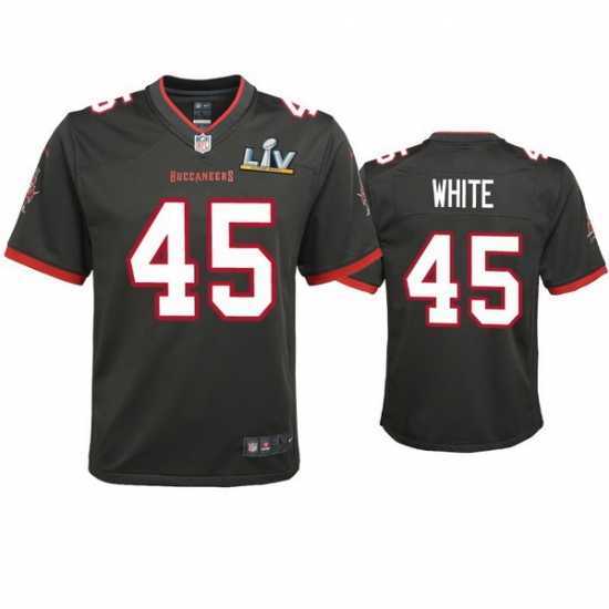 First - rate Devin White Buccaneers Pewter Super Bowl Lv Game Jersey