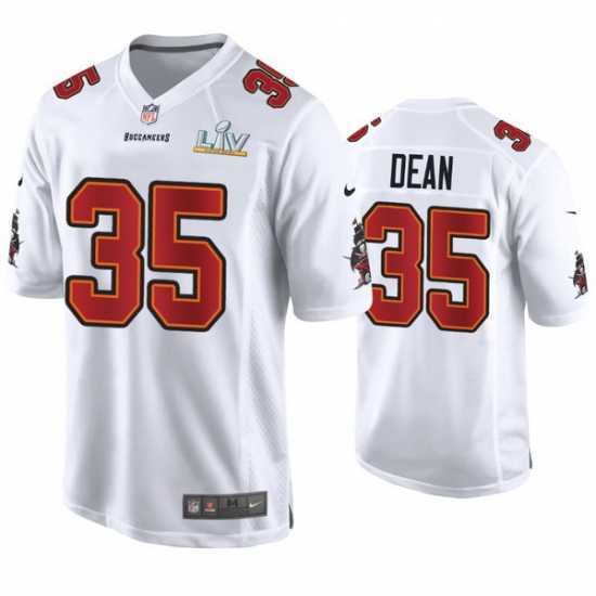 First - rate Jamel Dean Buccaneers White Super Bowl Lv Game Fashion Jersey