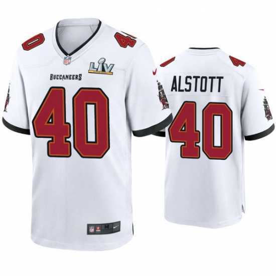First - rate Mike Alstott Buccaneers White Super Bowl Lv Game Jersey