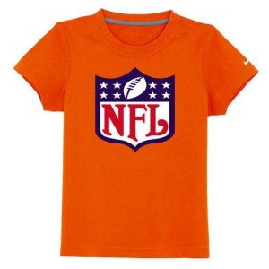 First - rate NFL Logo Youth T Shirt Orange