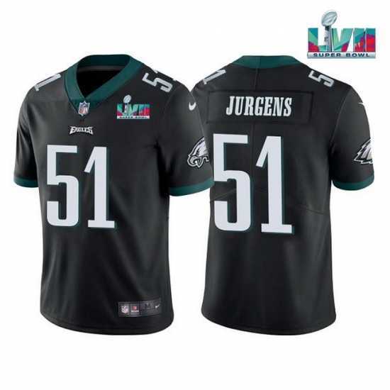First - rate Toddler Philadelphia Eagles 51 Cam Jurgens Black Super Bowl LVII Vapor Untouchable Limited Stitched Jersey