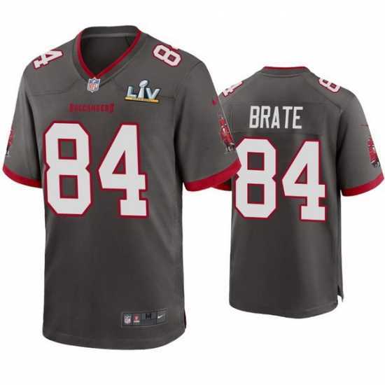 Gorgeous Cameron Brate Buccaneers Pewter Super Bowl Lv Game Jersey