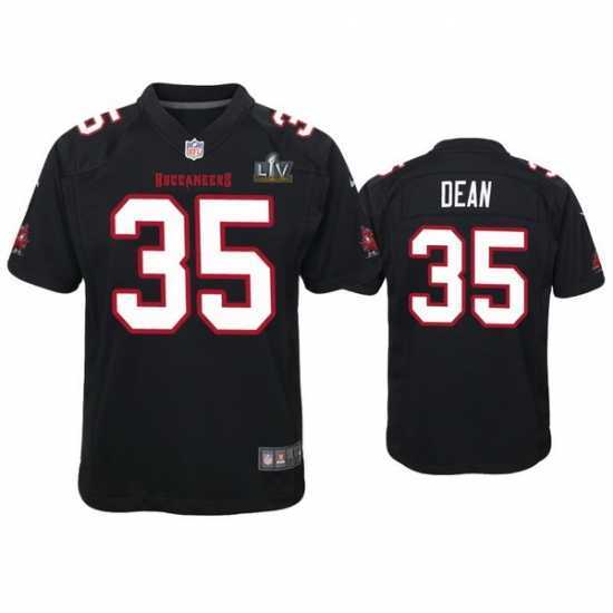 Gorgeous Jamel Dean Buccaneers Black Super Bowl Lv Game Fashion Jersey