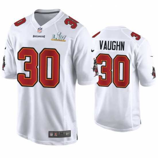 Gorgeous Ke'Shawn Vaughn Buccaneers White Super Bowl Lv Game Fashion Jersey