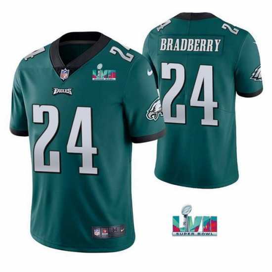 Gorgeous Toddler Philadelphia Eagles 24 James Bradberry Green Super Bowl LVII Vapor Untouchable Limited Stitched Jersey