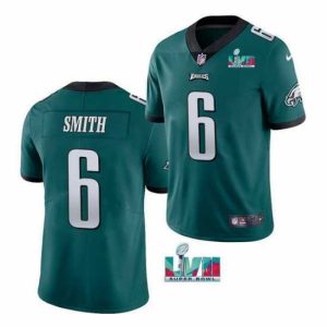 Gorgeous Toddler Philadelphia Eagles 6 DeVonta Smith Green Super Bowl LVII Patch Vapor Untouchable Limited Stitched Jersey