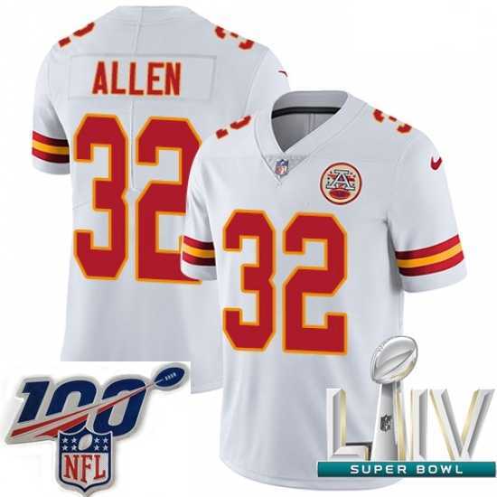 Magnificent 2020 Super Bowl LIV Nike Kansas City Chiefs #32 Marcus Allen White Vapor Untouchable Limited Player NFL Jersey