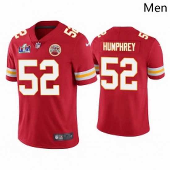 Magnificent Kansas City Chiefs 52 Creed Humphrey Red Vapor Untouchable Limited Stitched Football 2024 Super Bowl LVIII Jersey