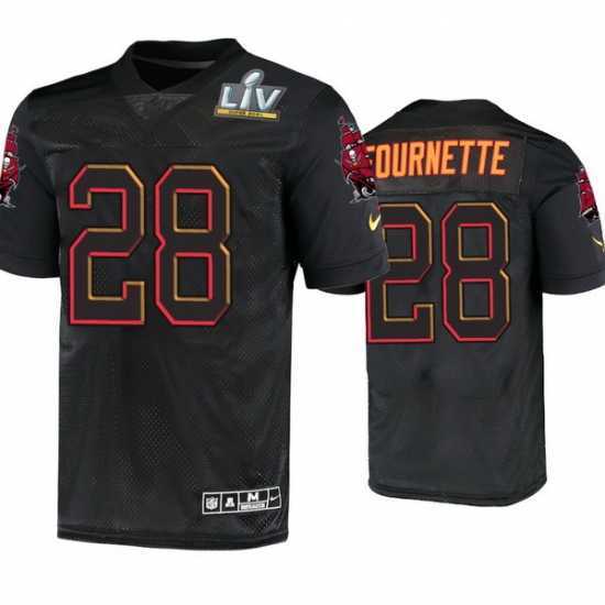 Magnificent Leonard Fournette Tampa Bay Buccaneers Black Super Bowl Lv Jersey