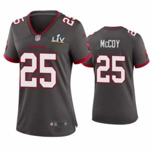 Magnificent Lesean Mccoy Buccaneers Pewter Super Bowl Lv Game Jersey
