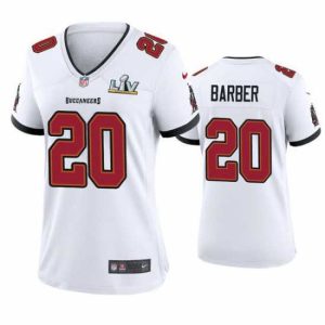 Magnificent Ronde Barber Buccaneers White Super Bowl Lv Game Jersey