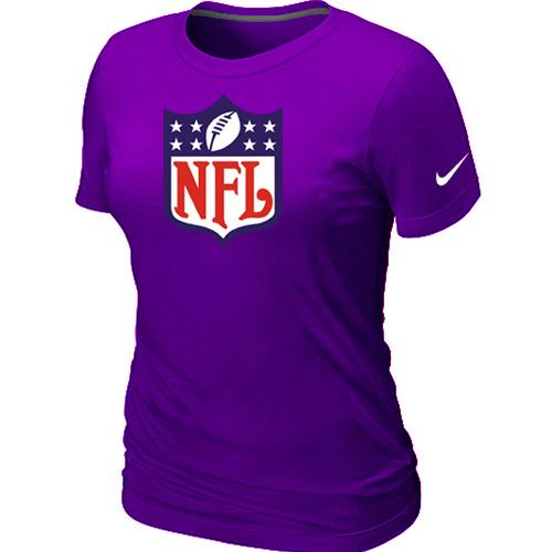 Magnificent Women's NFL Logo NFL T Shirt Purple