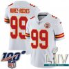 Outstanding 2020 Super Bowl LIV Nike Kansas City Chiefs #99 Rakeem Nunez Roches White Vapor Untouchable Limited Player NFL Jersey