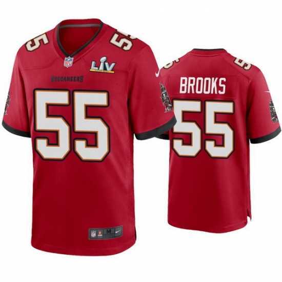Outstanding Derrick Brooks Buccaneers Red Super Bowl Lv Game Jersey