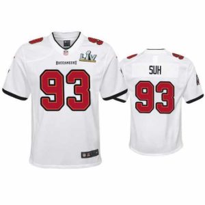 Outstanding Ndamukong Suh Buccaneers White Super Bowl Lv Game Jersey