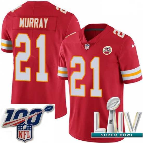 Premium 2020 Super Bowl LIV Nike Kansas City Chiefs #21 Eric Murray Red Team Color Vapor Untouchable Limited Player NFL Jersey