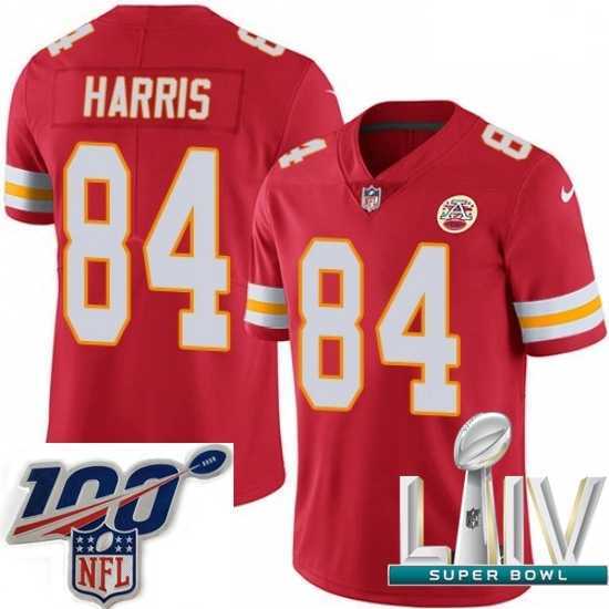 Premium 2020 Super Bowl LIV Nike Kansas City Chiefs #84 Demetrius Harris Red Team Color Vapor Untouchable Limited Player NFL Jersey