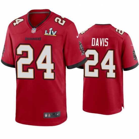 Premium Carlton Davis Buccaneers Red Super Bowl Lv Game Jersey