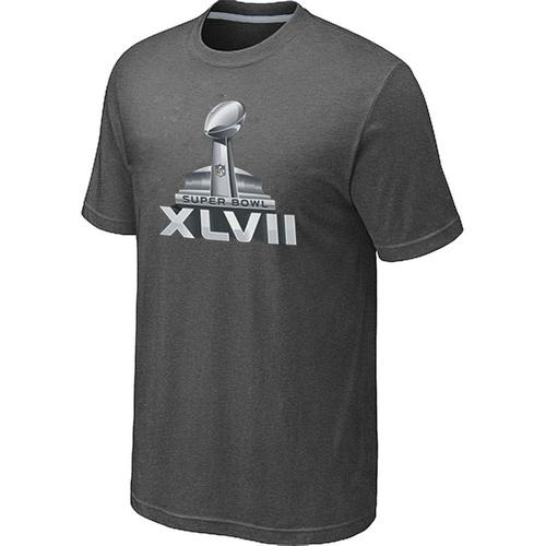 Premium NFL Super Bowl XLVII Logo T Shirt Dark Grey