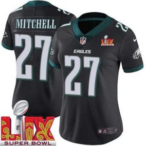 Premium Philadelphia Eagles Quinyon Mitchell #27 Black 2024 2025 Super Bowl LIX F.U.S.E Stitched NFL Jersey