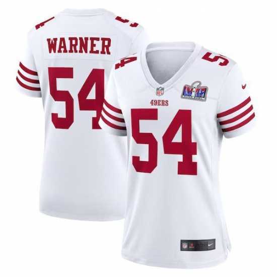 Premium San Francisco 49ers 54 Fred Warner White 2023 F.U.S.E Vapor Untouchable Limited Stitched Football 2024 Super Bowl LVIII Jersey