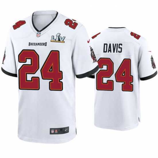 Splendid Carlton Davis Buccaneers White Super Bowl Lv Game Jersey