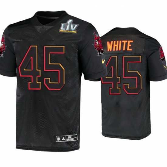 Splendid Devin White Tampa Bay Buccaneers Black Super Bowl Lv Jersey