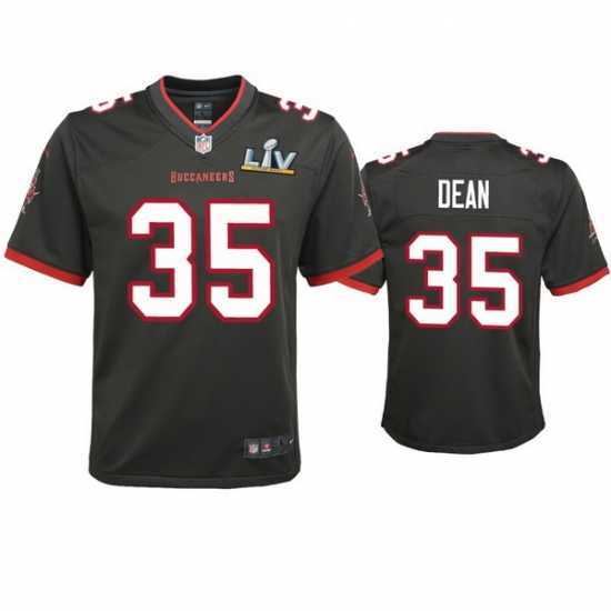 Splendid Jamel Dean Buccaneers Pewter Super Bowl Lv Game Jersey