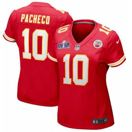 Splendid Kansas City Chiefs 10 Isiah Pacheco Red 2023 F.U.S.E Vapor Untouchable Limited Stitched 2024 Super Bowl LVIII Jersey