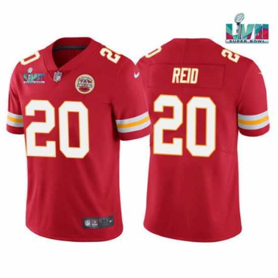 Splendid Toddler Kansas City Chiefs 20 Justin Reid Red Super Bowl LVII Patch Vapor Untouchable Limited Stitched Jersey