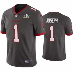 Stunning Greg Joseph Buccaneers Pewter Super Bowl Lv Vapor Limited Jersey