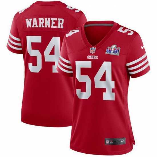 Superior San Francisco 49ers 54 Fred Warner Red 2023 F.U.S.E Vapor Untouchable Limited Stitched Football 2024 Super Bowl LVIII Jersey